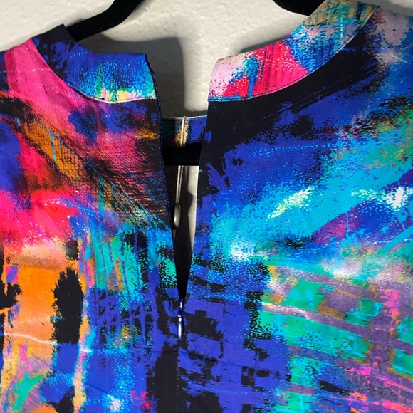 Womens Just Cavalli Multi Color Print Dress 44 EUR/US 8 * - Picture 4 of 13